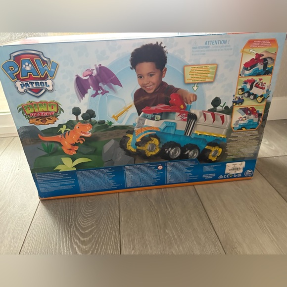 Paw Patrol Dino Rescue Motorized Dino Patroller Vehicle Playset NEW/Seal Box